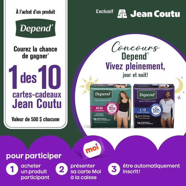 Concours Jean Coutu Gagnez l'une des 10 cartes-cadeaux de 500$!