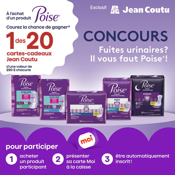 Concours Jean Coutu Gagnez l'une des 20 cartes-cadeaux de 250$!