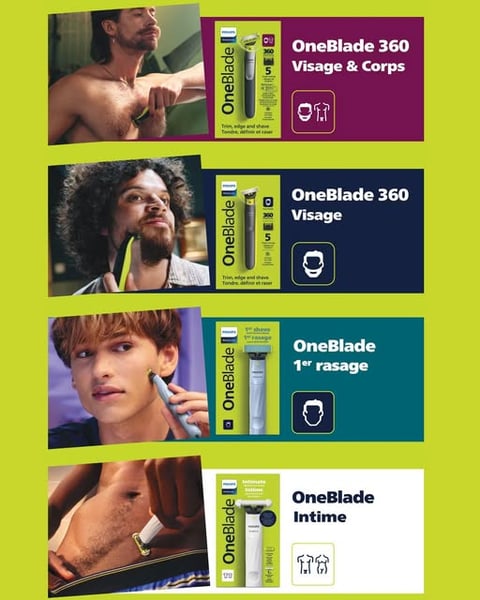 Concours Jean-Coutu - Gagnez une routine de soins personnels avec un OneBlade Intimate, d'une valeur de 355$