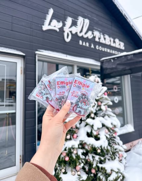 Concours La Folle Tablée - Bar à gourmandises- Gagnez 4 effigies pour aller au Carnaval de Québec!