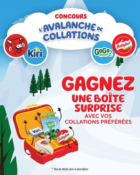 Concours La vache qui rit Canada- Courez la chance de gagner une boîte surprise