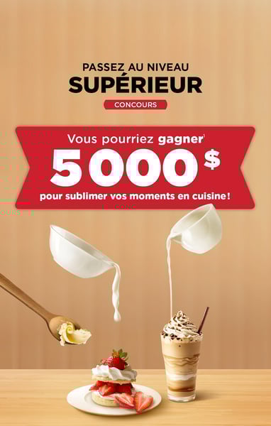 Concours Lactancia - Gagnez 5000$ pour sublimer vos moments en cuisine! Concours Lactancia - Gagnez 5000$ pour sublimer vos moments en cuisine!