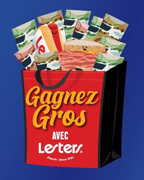 Concours Les Aliments Lesters - Gagnez un des 10 grands prix de 500$ d’épicerie ou un des prix secondaires hebdomadaires! Concours Les Aliments Lesters - Gagnez un des 10 grands prix de 500$ d’épicerie ou un des prix secondaires hebdomadaires!
