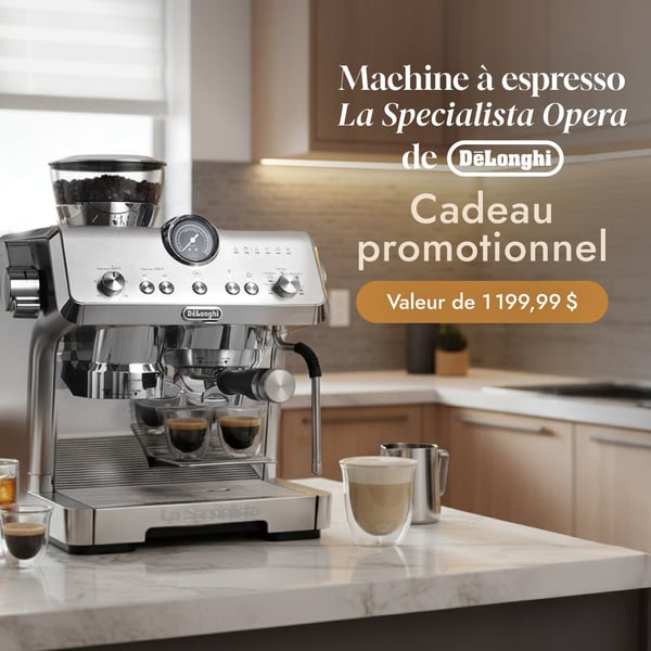Concours Linen Chest - Gagnez une machine à espresso La Specialista Opera de  De'Longhi!
