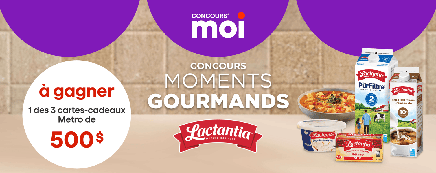 Concours Metro Gagnez l'une des trois cartes-cadeaux de 500$!