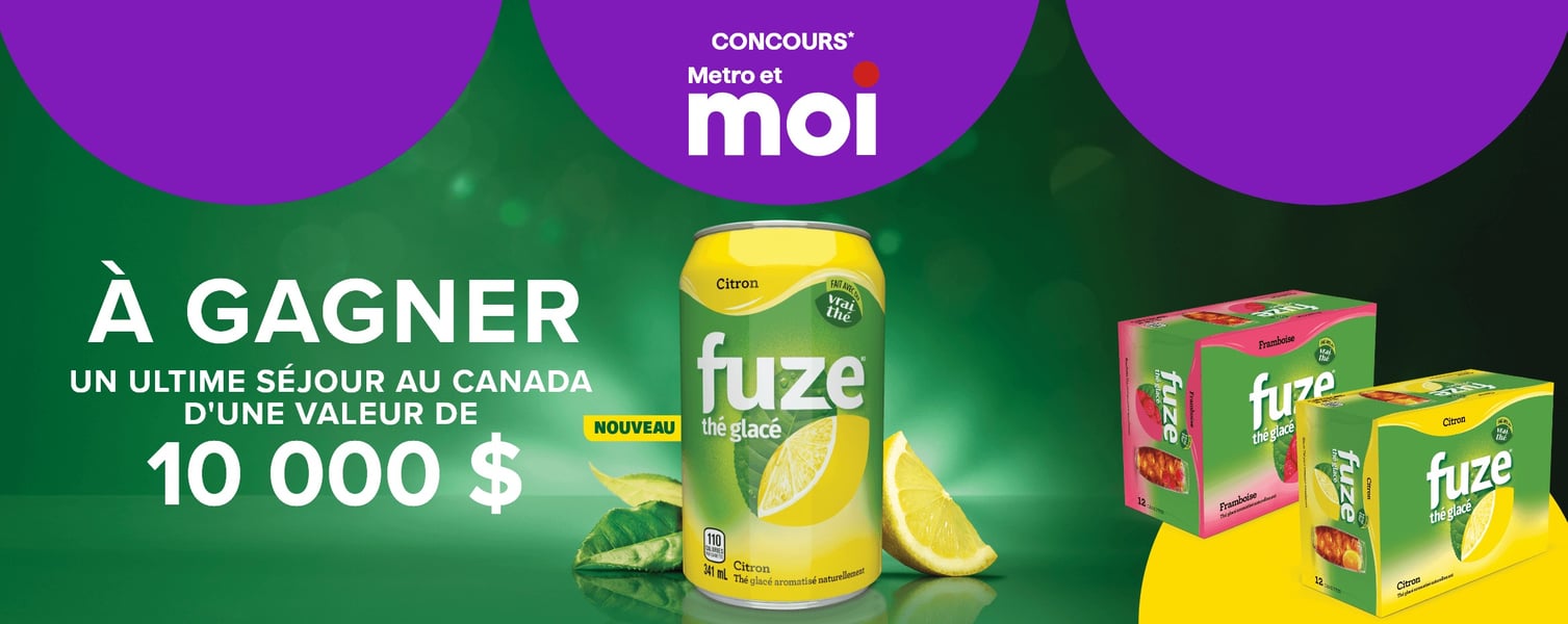 Concours Metro - Gagnez un ultime séjour au Canada d’une valeur de 10 000$! Concours Metro - Gagnez un ultime séjour au Canada d’une valeur de 10 000$!