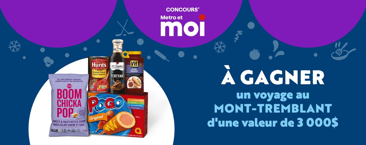 Concours Metro - Gagnez une escapade au Mont Tremblant d'une valeur de 3 000$!