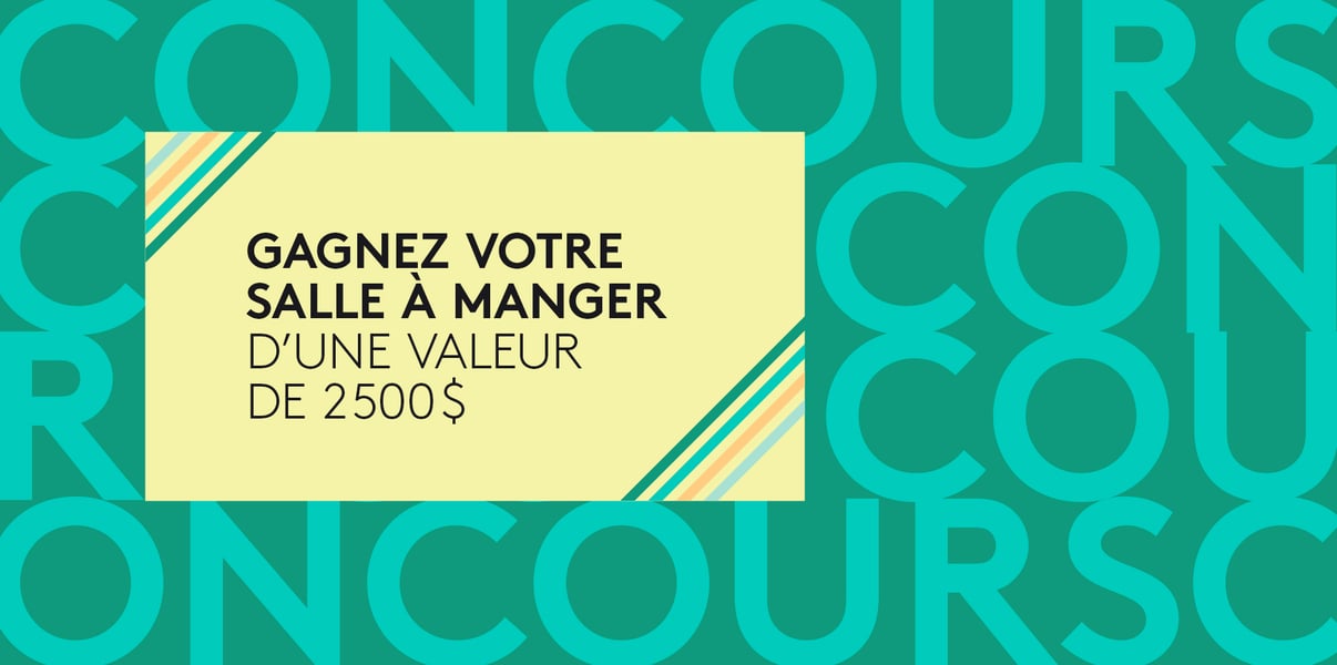 Concours Mobilia Gagnez votre Salle à Manger