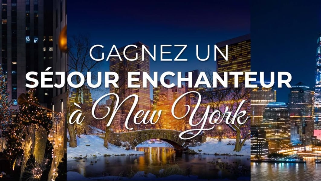 Concours New York pendant les Fêtes, c'est tout simplement magique!