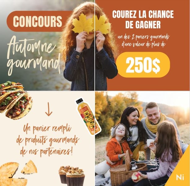 Concours Nutri-Impact - Gagnez l'un des 2 paniers gourmands remplis de délicieux produits d’une valeur de plus de 250 $ chacun! Concours Nutri-Impact - Gagnez l'un des 2 paniers gourmands remplis de délicieux produits d’une valeur de plus de 250 $ chacun!