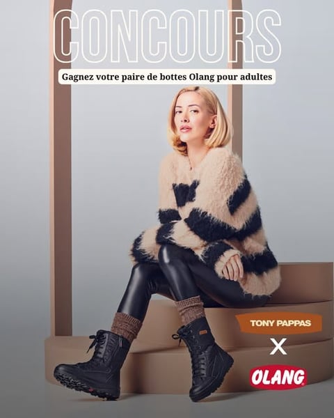 Concours OLANG x Tony Pappas !
