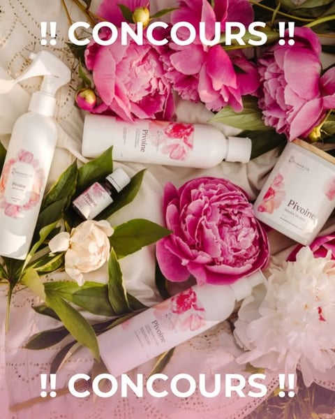 Concours Pivoinerie Lili - GAGNEZ  TOUS LES PRODUITS COLLECTION PIVOINE DE LA PHOTO, d’une valeur de 126,50$