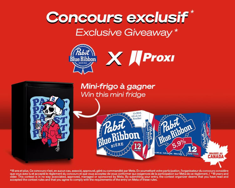 Concours Proxi Gagnez un mini-frigo Sleeman Beer!