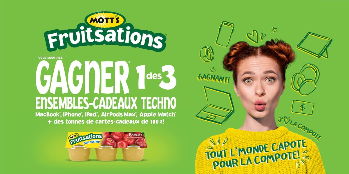 Concours Rentrée Mott’s Fruitsations! Concours Rentrée Mott’s Fruitsations!