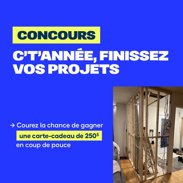 Concours RONA - Gagnez une carte-cadeau de 250$!