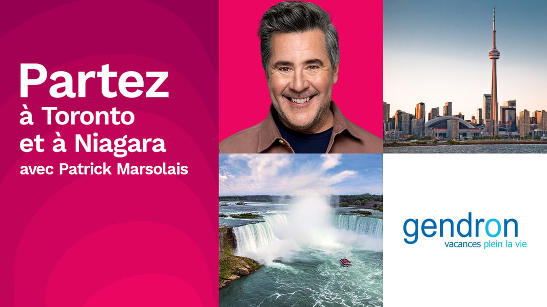 Concours Rythme 105,7 - 11 voyages pour 2 à Toronto & Niagara d'une valeur de plus de 1000$ à gagner!