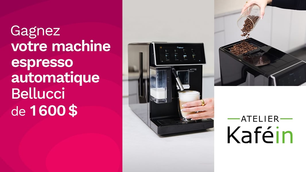 Concours Rythme 93.7-98.1 - Gagnez une machine espresso automatique Bellucci de 1 600$! Concours Rythme 93.7-98.1 - Gagnez une machine espresso automatique Bellucci de 1 600$!