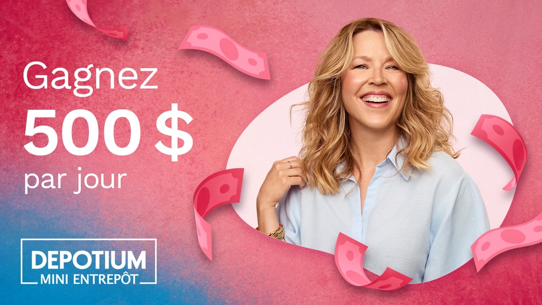 Concours Rythme FM 105,7 Gagnez 500$ grâce à Depotium Mini Entrepôt!