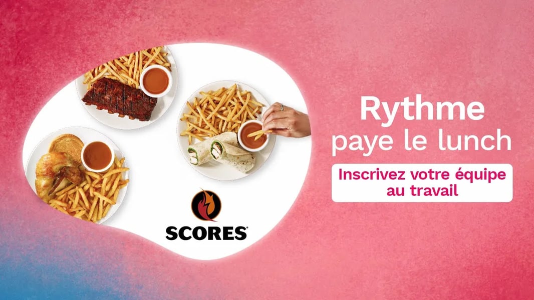 Concours Rythme FM 105,7 Gagnez le repas pour le bureau!
