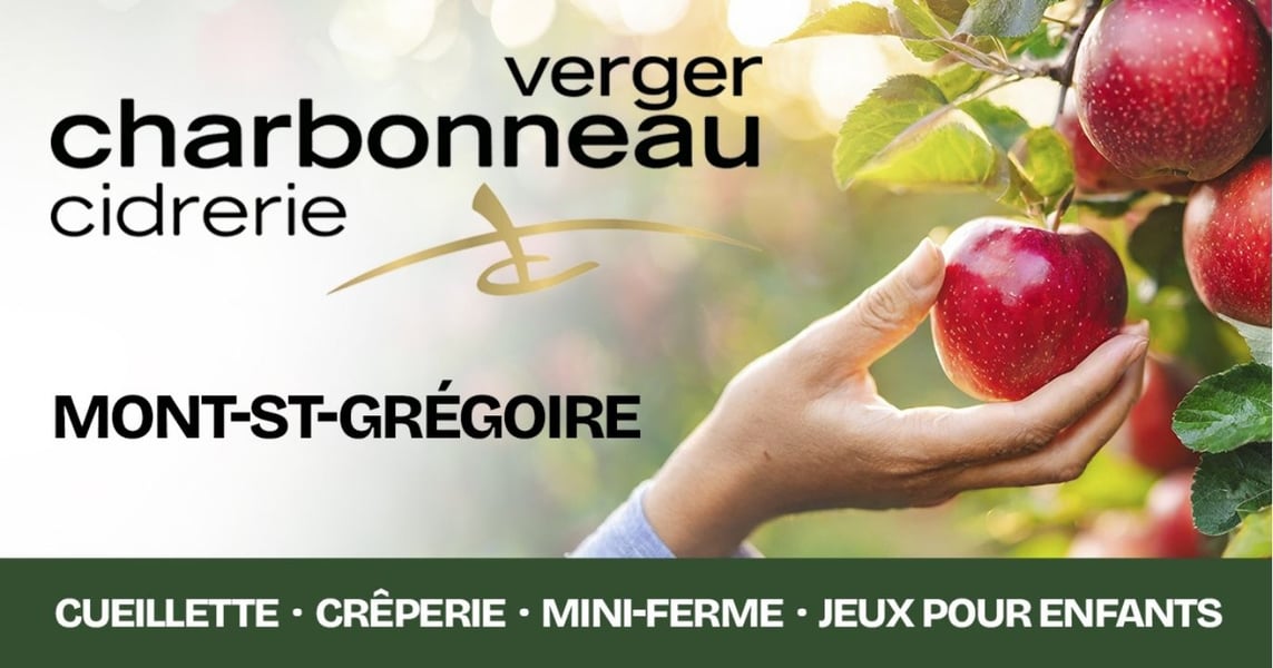 Concours Rythme FM 105.7 Gagnez une carte cadeau de 150$ à dépenser au Verger Charbonneau!