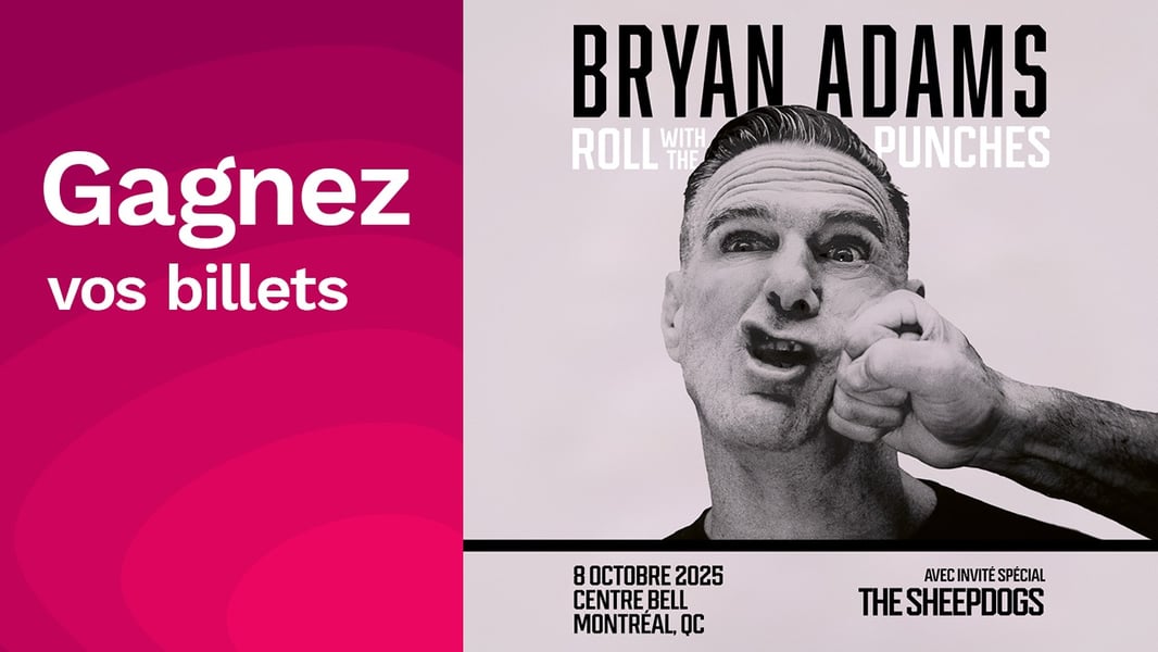 Concours Rythme FM 105,7 - Gagnez vos billets pour Bryan Adams! Concours Rythme FM 105,7 - Gagnez vos billets pour Bryan Adams!