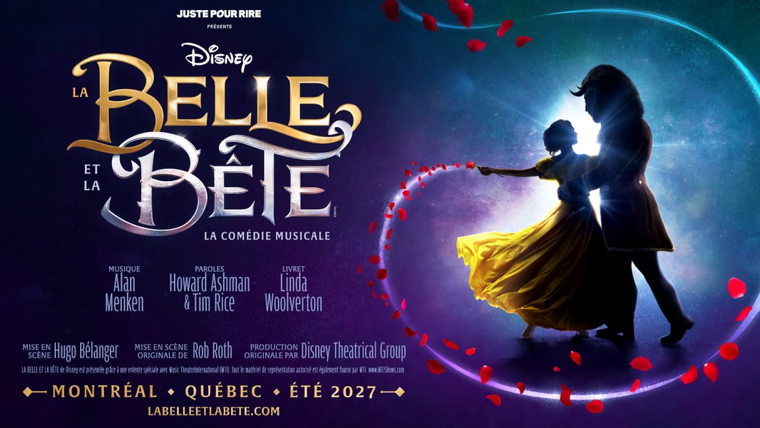 Concours Rythme FM 105,7 Gagnez vos places pour le spectacle La Belle et la Bête de Disney, par Juste pour rire!