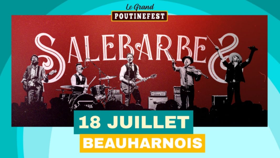 Concours Rythme FM 105,7 Gagnez votre expérience Poutine-Spectacle avec Salebarbes au Grand PoutineFest!