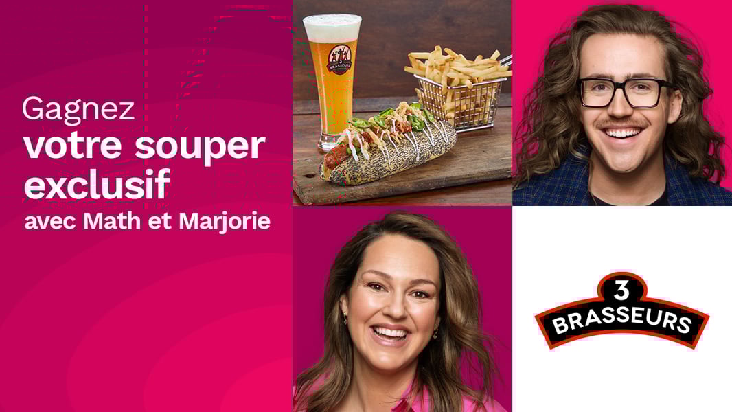 Concours Rythme FM 105,7 - Gagnez votre souper avec Mathieu Dufour et Marjorie Vallée! Concours Rythme FM 105,7 - Gagnez votre souper avec Mathieu Dufour et Marjorie Vallée!