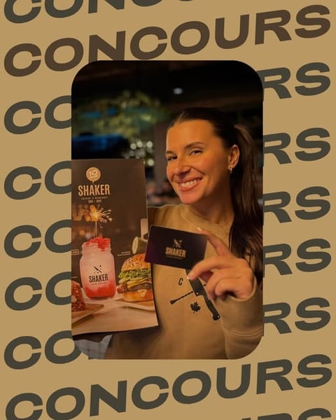 Concours Shaker Cuisine & Mixologie - Gagnez une carte-cadeau de 150$!