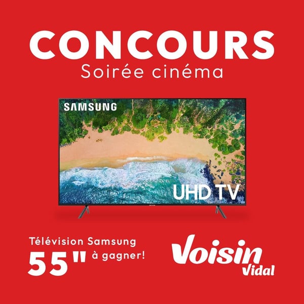 Concours Soirée Cinéma chez Voisin Dépanneur Vidal