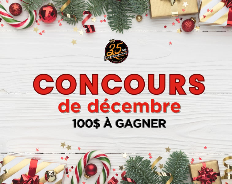 Concours Stratos Pizza - Poutine - Une carte-cadeau de 100$ à gagner!