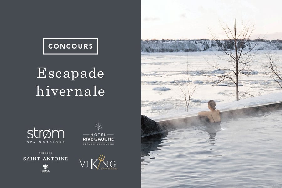 Concours Strøm spa nordique - Gagnez une Escapade hivernale!