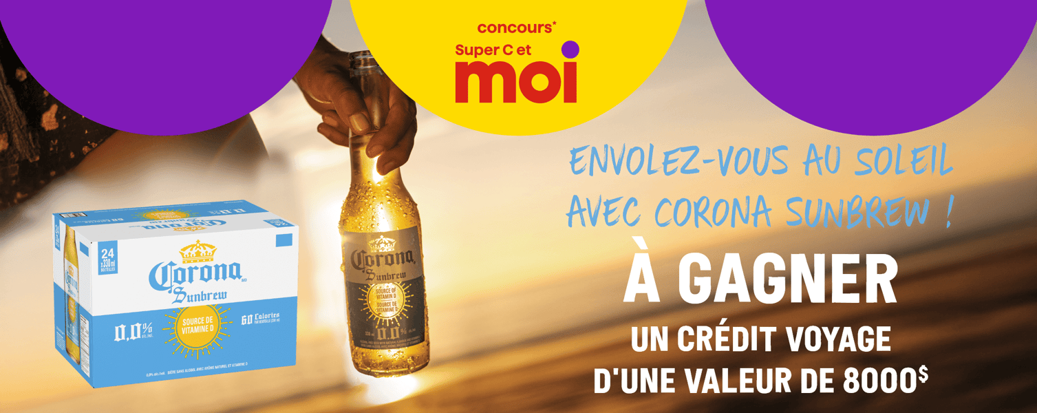 Concours Super C - Envolez-vous au soleil avec Corona Sunbrew!