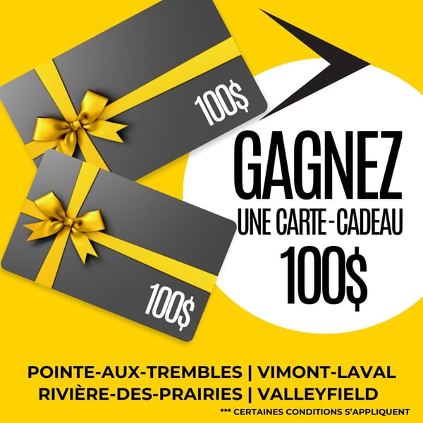 Concours Vidéotron Vimont Laval Carte-cadeau de 100$