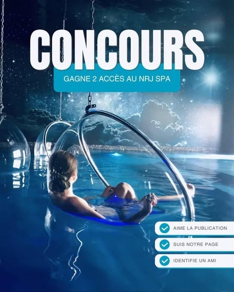 Concours Vivez l’été autrement au NRJ Spa Nordique!