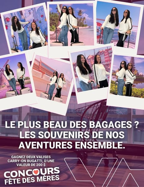 Concours Voyages Action - Gagnez deux valises carry-on Bugatti, d’une valeur de 200 $ ! Concours Voyages Action - Gagnez deux valises carry-on Bugatti, d’une valeur de 200 $ !