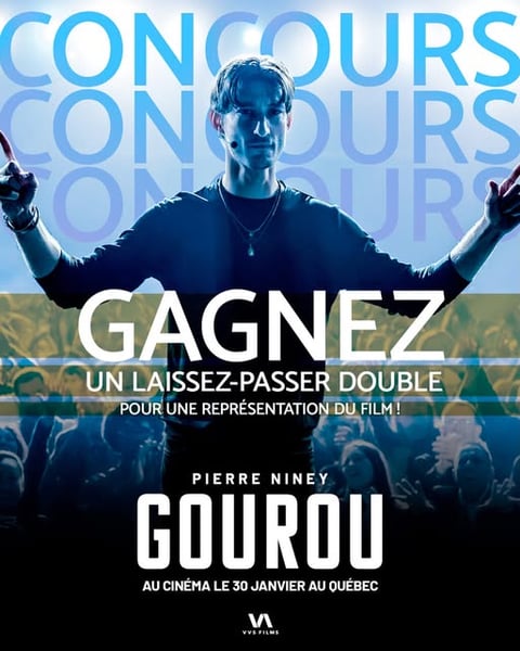Concours VVS film (Québec)- Gagnez un laissez-passer double pour voir GOUROU dans un cinéma participant du Québec!