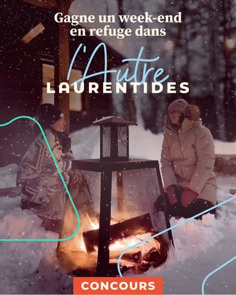 Concours Week-end en refuge dans L’Autre Laurentides!