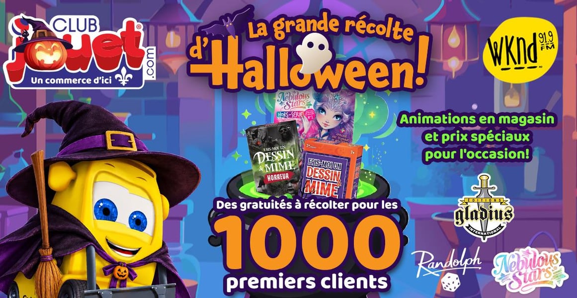 Concours WKND 91,9 Gagnez une carte-cadeau Club Jouet de 50$!