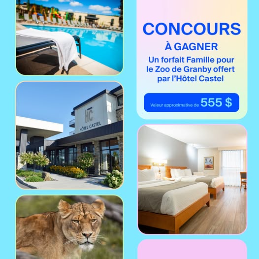 Concours 25 ans de Québec Vacances ! Concours 25 ans de Québec Vacances !