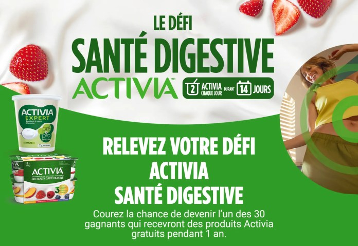 Concours Défi Activia pour la santé intestinale