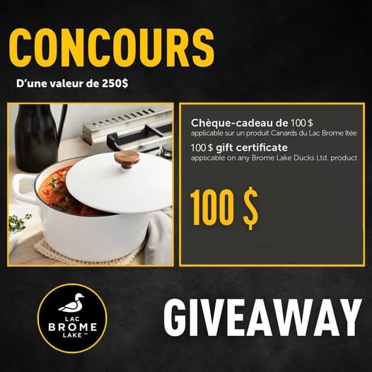 Concours automnal avec Canards du Lac Brome!