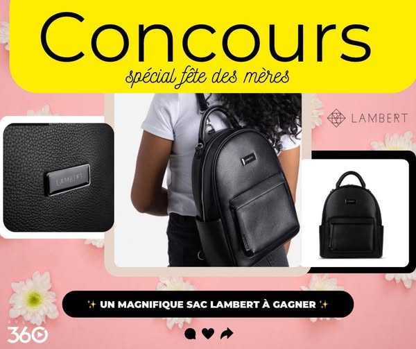 Concours Avenue 360 - Gagnez un magnifique sac Lambert! Concours Avenue 360 - Gagnez un magnifique sac Lambert!