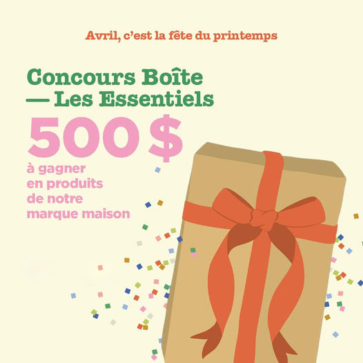 Concours Avril Supermarché Santé - Gagnez une boîte-cadeau Concours Avril Supermarché Santé - Gagnez une boîte-cadeau