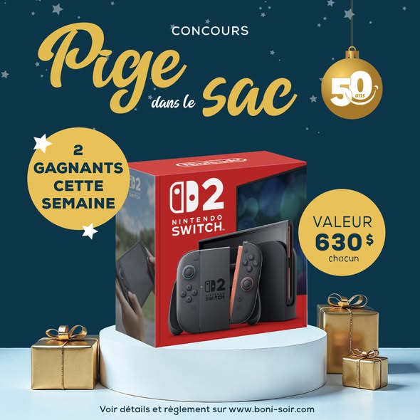 Concours Boni-Soir - Pige dans le sac!