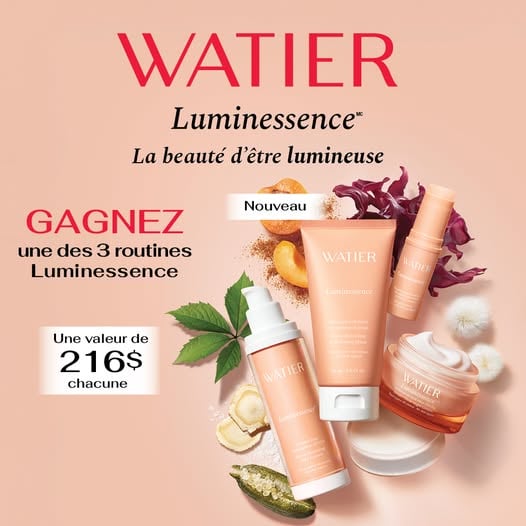 Concours Brunet - Gagnez 1 des 3 ensembles Luminessence de Lise Watier!