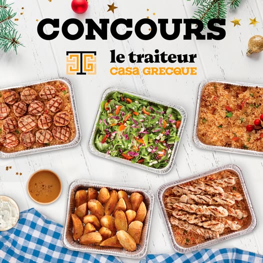 Concours Casa Grecque - Gagnez le délicieux forfait « Le Taverna » d’une valeur de 220 $!