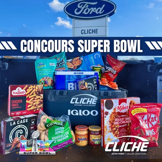Concours Cliche Auto Ford- Gagnez une méga glacière remplie!