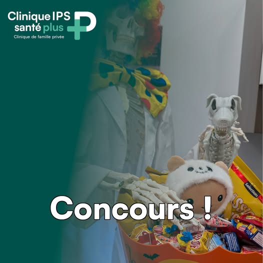Concours Clinique IPS Santé Plus - Gagnez un bol rempli de bonbons! Concours Clinique IPS Santé Plus - Gagnez un bol rempli de bonbons!
