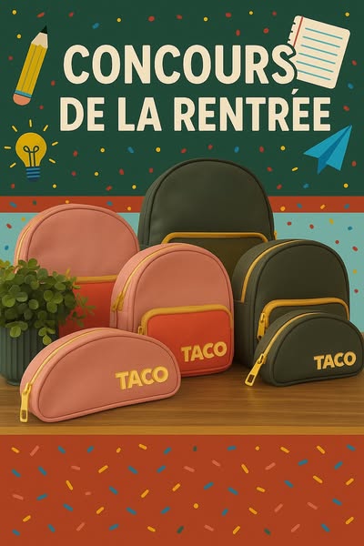 Concours DE LA RENTRÉE – VALEUR DE 500 $ À GAGNER !
